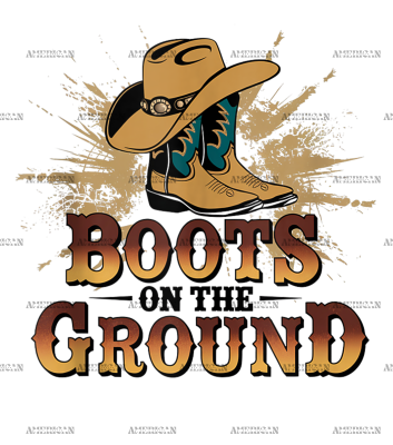Boots On The Ground-1 DTF Transfer