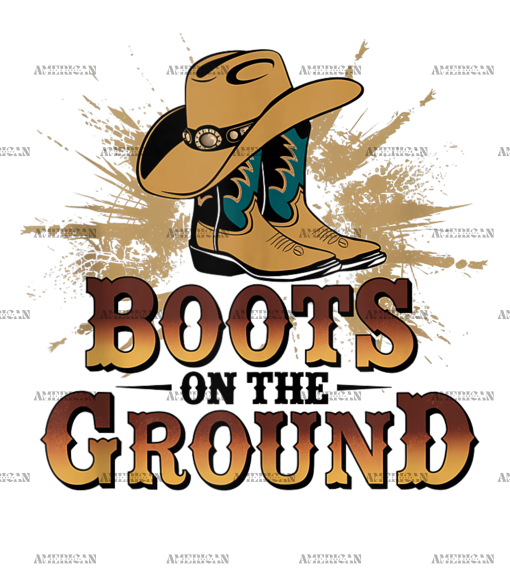 Boots On The Ground-1 DTF Transfer