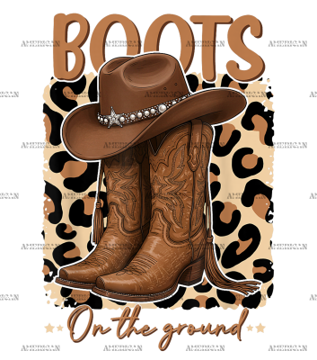 Boots On The Ground-10 DTF Transfer
