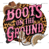 Boots On The Ground-16 DTF Transfer