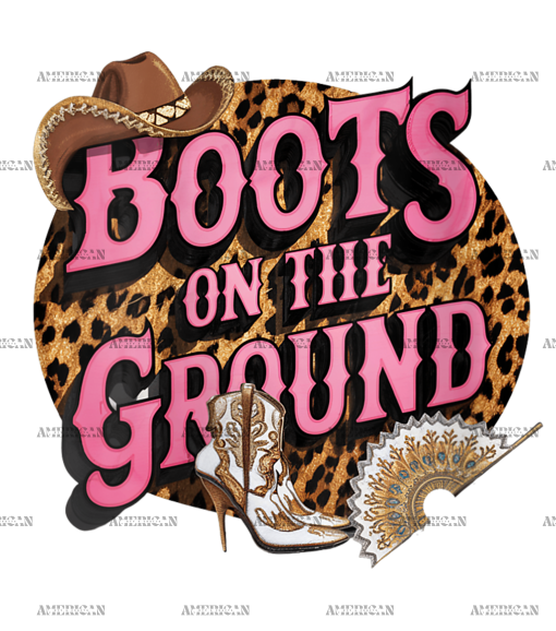 Boots On The Ground-16 DTF Transfer