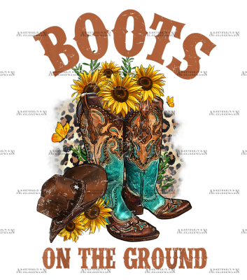 Boots On The Ground-18 DTF Transfer