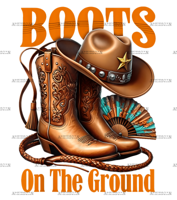 Boots On The Ground-22 DTF Transfer
