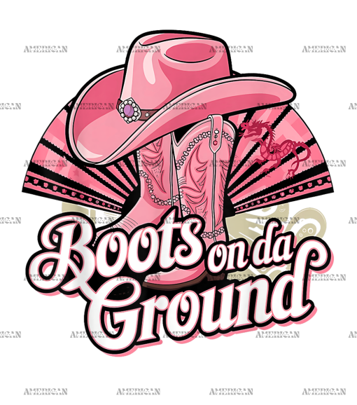 Boots On The Ground-25 DTF Transfer