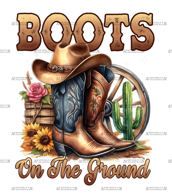Boots On The Ground-3 DTF Transfer