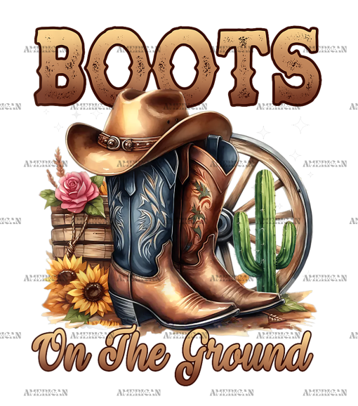 Boots On The Ground-3 DTF Transfer