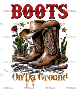 Boots On The Ground-34 DTF Transfer