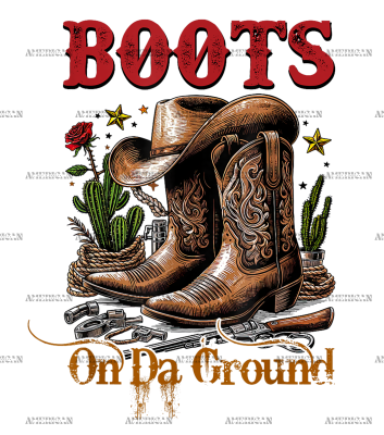 Boots On The Ground-34 DTF Transfer
