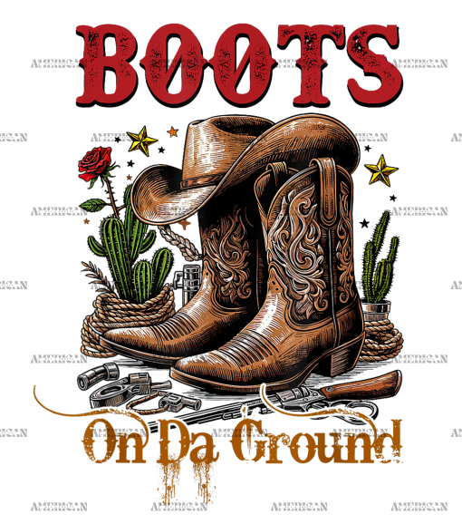 Boots On The Ground-34 DTF Transfer