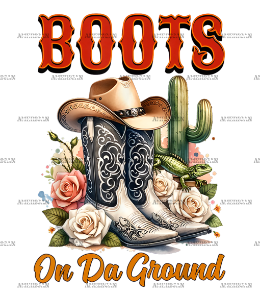 Boots On The Ground-37 DTF Transfer