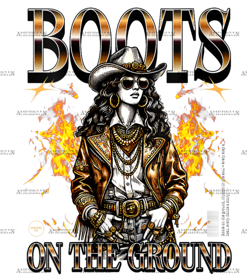 Boots On The Ground-44 DTF Transfer