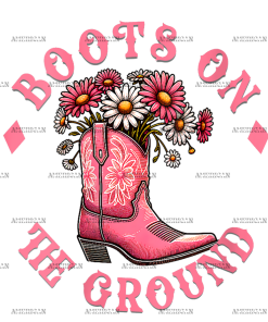 Boots On The Ground-46 DTF Transfer
