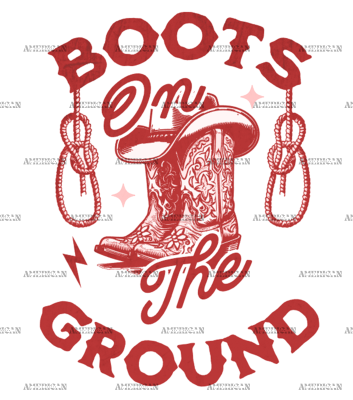 Boots On The Ground-47 DTF Transfer