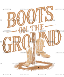 Boots On The Ground-51 DTF Transfer