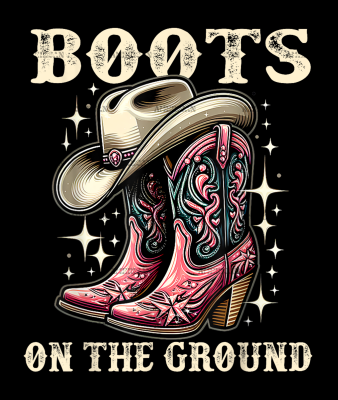 Boots On The Ground-52 DTF Transfer