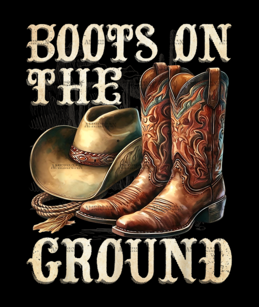 Boots On The Ground-53 DTF Transfer