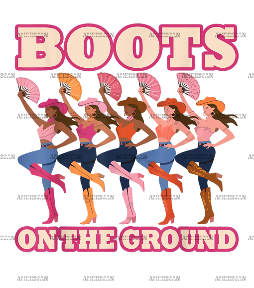 Boots On The Ground-55 DTF Transfer