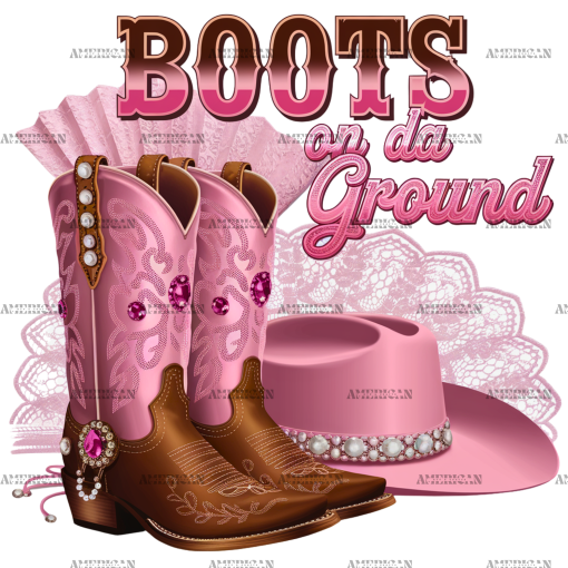 Boots On The Ground-56 DTF Transfer