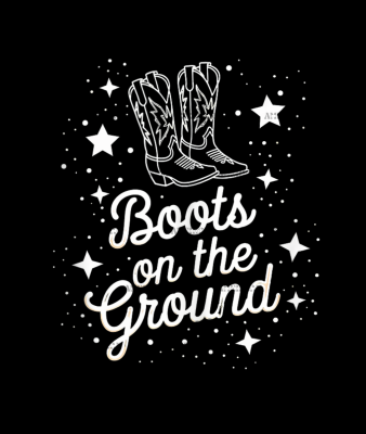 Boots On The Ground-60 DTF Transfer