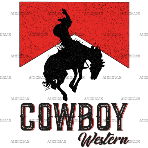 Cowboy Western DTF Transfer
