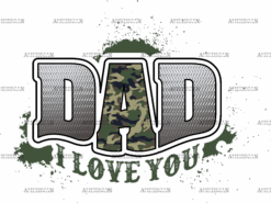 Dad I Love You DTF Transfer