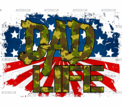 Dad Life-1 DTF Transfer