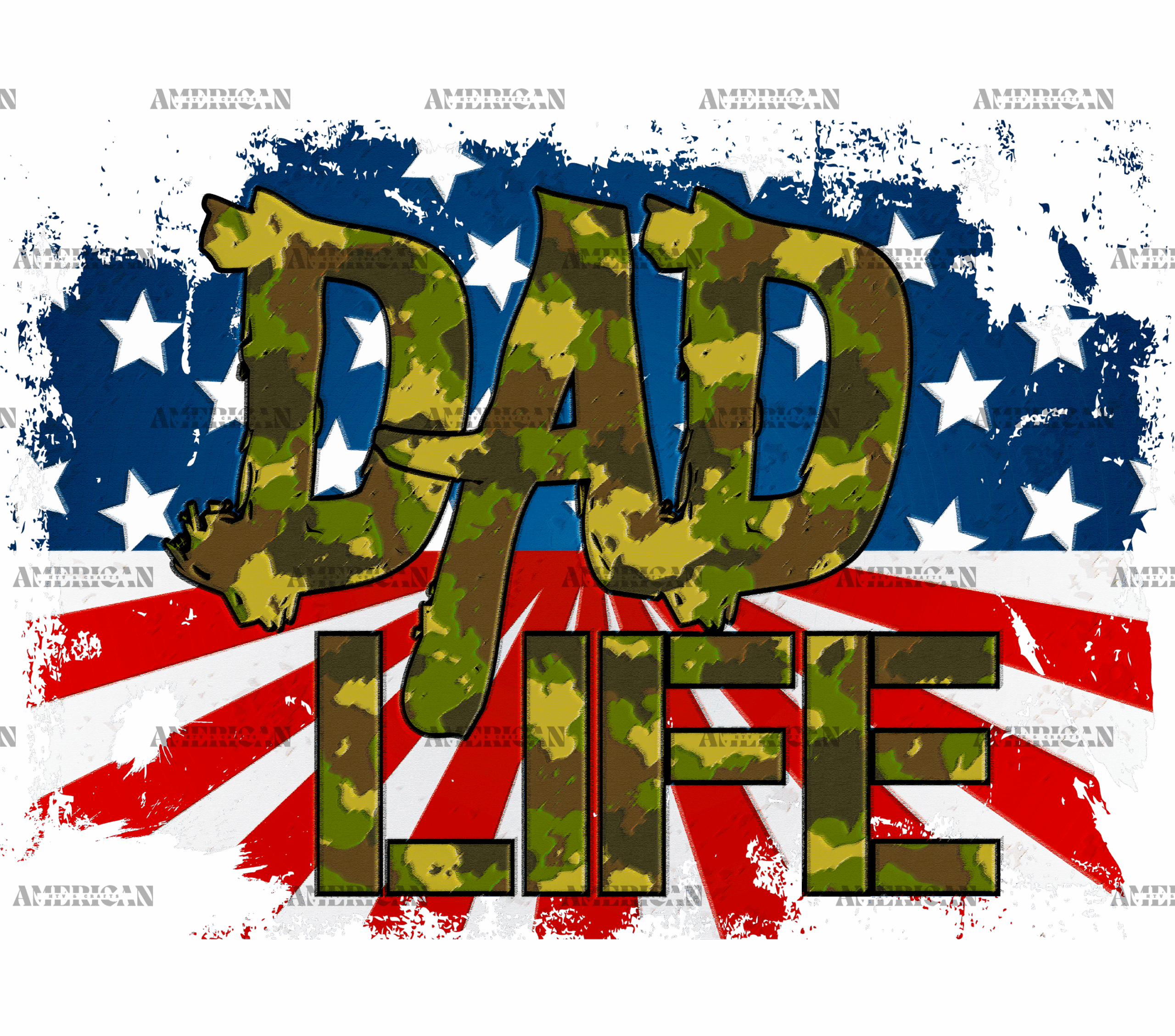Dad Life-1 DTF Transfer