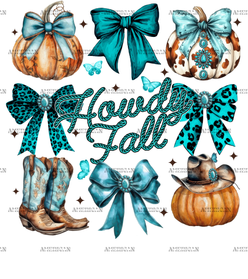 Howdy Fall Pumpkins-1 DTF Transfer