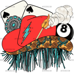 Lady Luck DTF Transfer