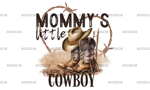 Mommy's Little Cowboy DTF Transfer