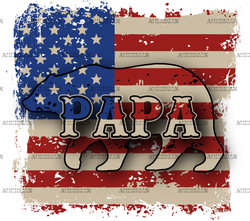 Papa Bear DTF Transfer