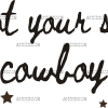 Shoot Your Shot Cowboys DTF Transfer
