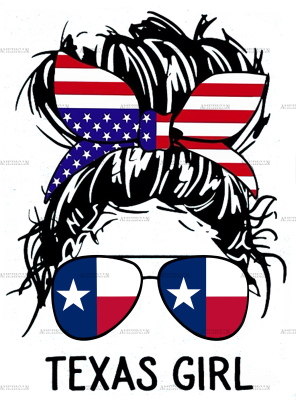 Texas Girl Sunglasses DTF Transfer