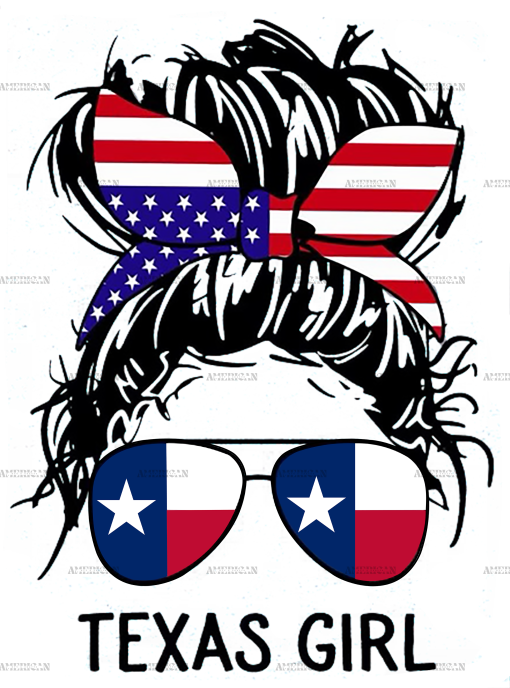 Texas Girl Sunglasses DTF Transfer