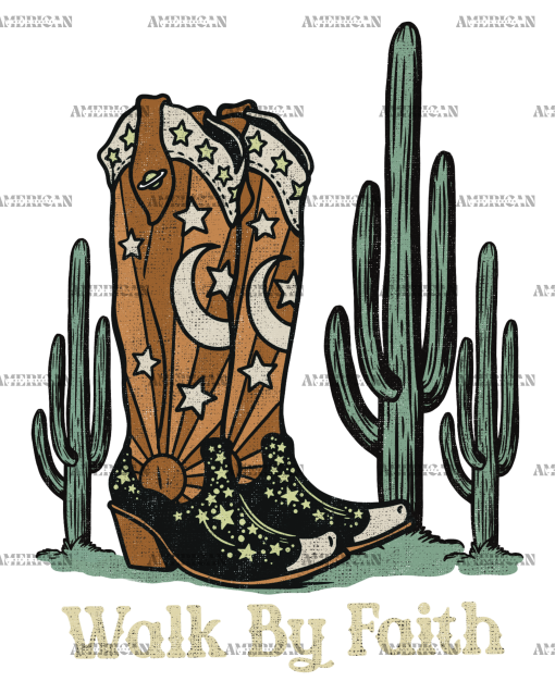 Walk By Faith DTF Transfer