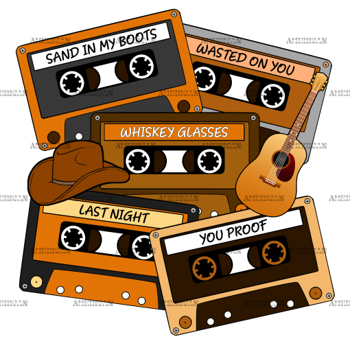 Wallen Cassettes DTF Transfer