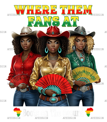 Where Them Fans At Boots On The Ground-6 DTF Transfer