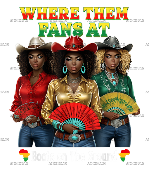 Where Them Fans At Boots On The Ground-6 DTF Transfer