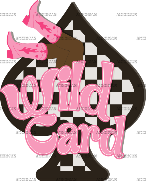 Wild Card Skin-Brown DTF Transfer