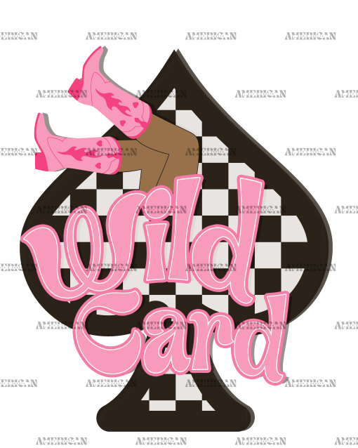 Wild Card Skin-Tan DTF Transfer