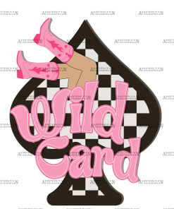 Wild Card Skin-White DTF Transfer