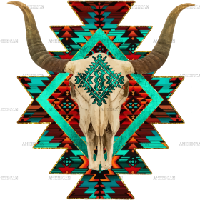 Aztec Bull DTF Transfer