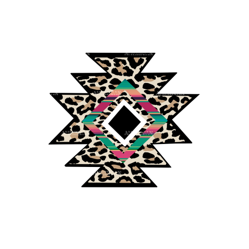 Aztec Cheetah DTF Transfer