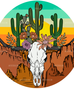 Desert Skull DTF Transfer