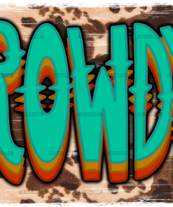 Rowdy Retro DTF Transfer