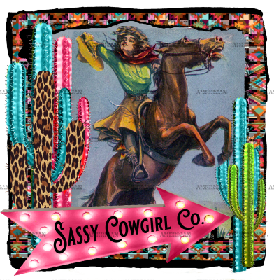 Sassy Cowgirl DTF Transfer