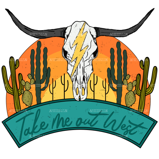 Take Me Out West DTF Transfer