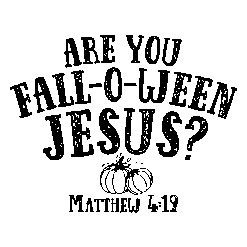 Are You Falloween Jesus-2 DTF Transfer