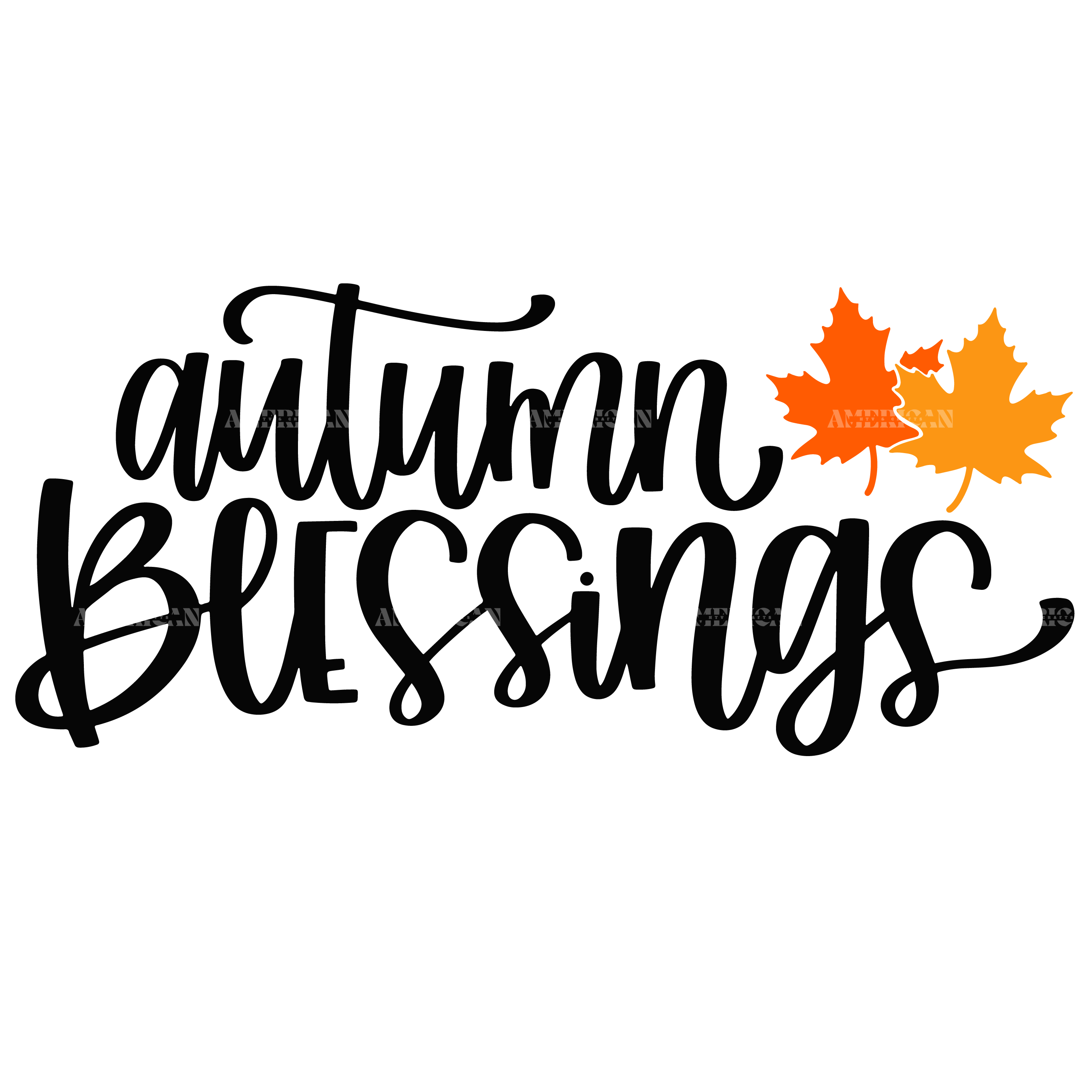 Autumn Blessings DTF Transfer