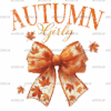 Autumn Girly Bow-2 DTF Transfer